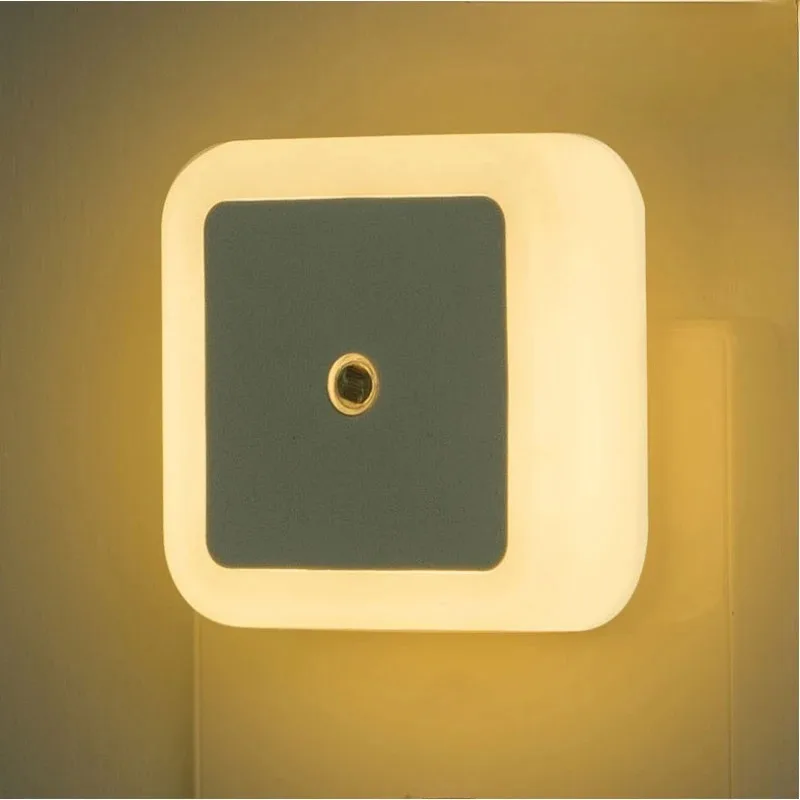 1/6PCS Wireless LED Night Light Sensor Light EU/UK Night lights Larger Aperture For Children Room Bedroom Decoration Lighting