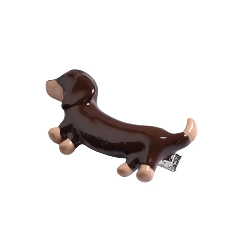 1PC Cartoon Hair Clip Cute Dog Shape Side Bangs Clip Makeup Tools For Female Ladies Hairpin Girls Headwear Accessories Gifts