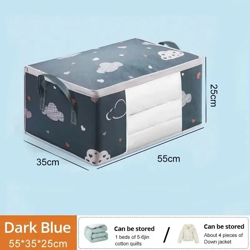 1pc Large/Small Quilt Clothes Storage Bag Moisture Dust Proof Organizer Big Capacity Duvet Blanket Sorting Bags
