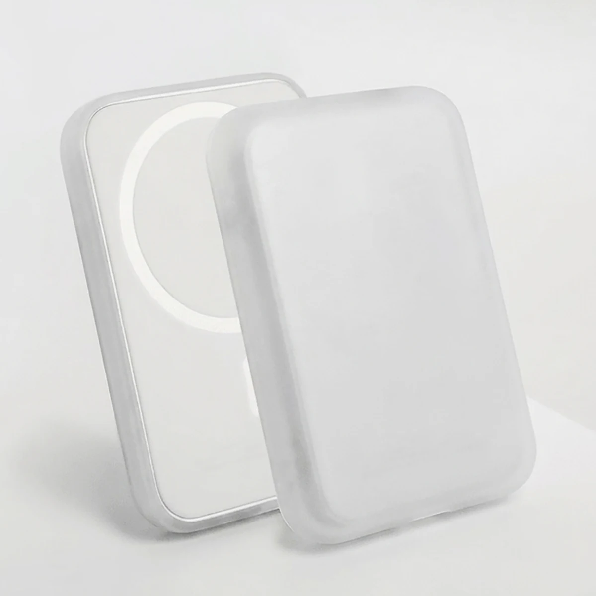 1Pcs Black TPU Charging Case Protector, Compatible With Apple's Original MagSafe Wireless Power Bank