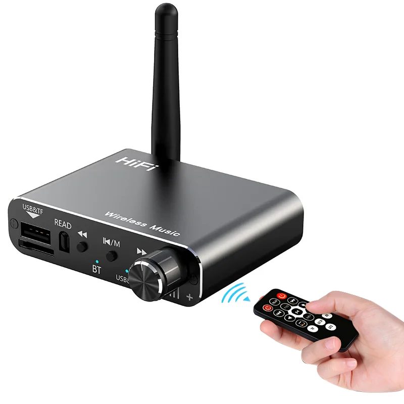 2 IN 1 Bluetooth 5.4 Audio Transmitter Receiver 3.5MM AUX RCA USB U-Disk HIFI Stereo Music Wireless Adapter DSP Decoding