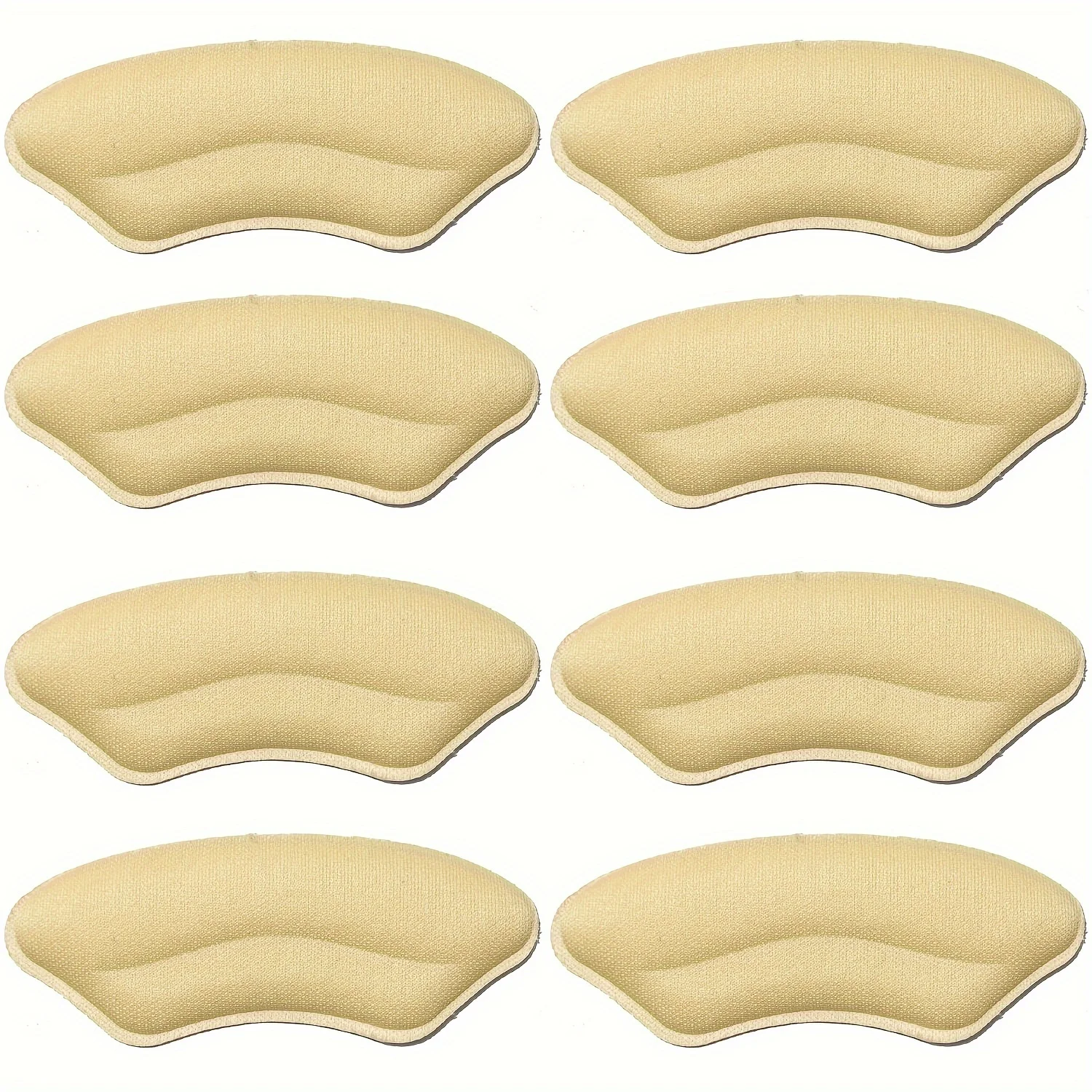 2 Pack Heel Pads for Too Big Shoes Self-Adhesive Heel Protectors Heel Inserts Improve Shoe Fit And Comfort Prevent Heel Slippage
