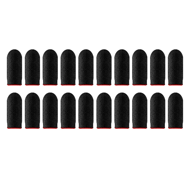 20/40pcs Gaming Finger Cover Game Controller Suitable For PUBG LOL Anti Sweat Scratch Touch Screen Game Finger Thumb Cover Glove