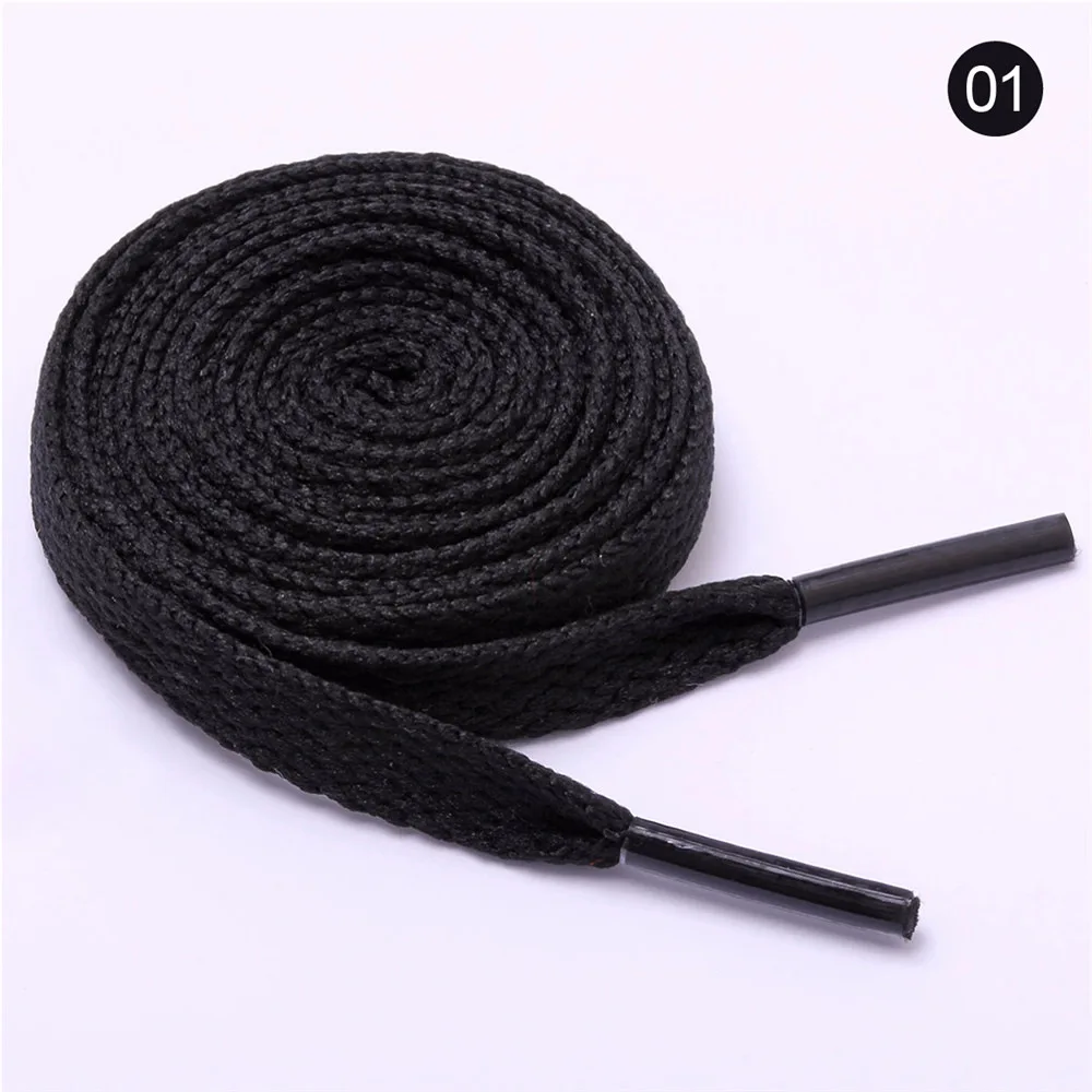 26 Colors Shoelaces Black White Laces Sneaker Shoestring No Elasticity Flat Shoelace Leisure Women Lacet Shoe Laces Accessories