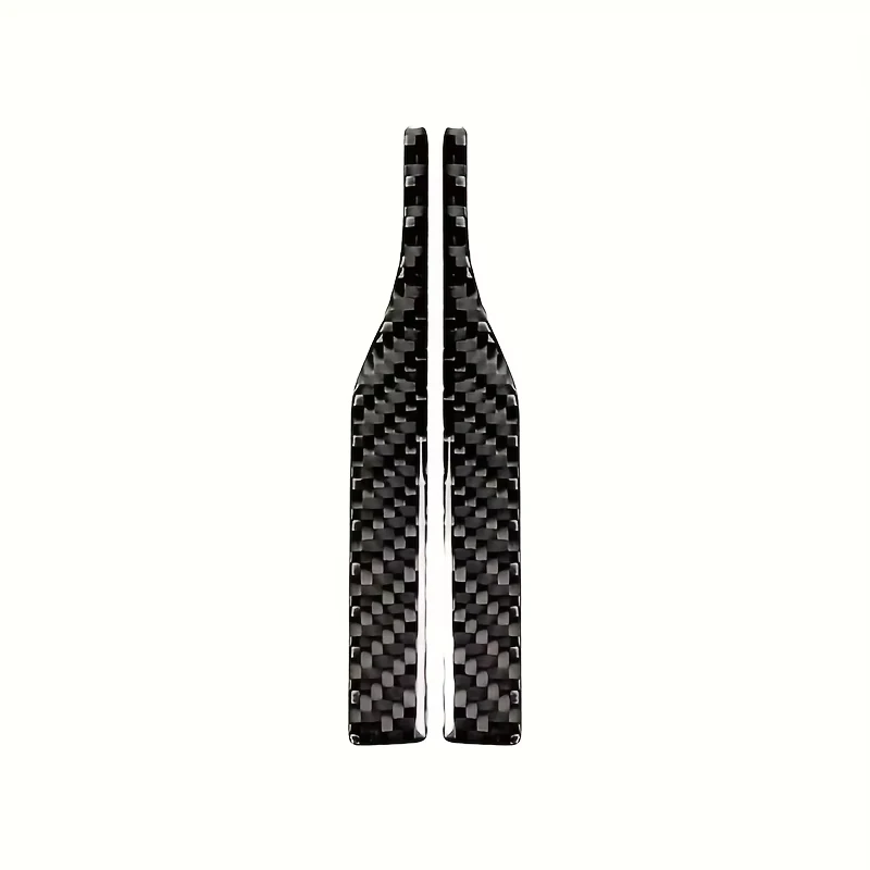 2pc Universal Auto Side Mirror Protector Sticker Carbon Fiber Anti-Collision Anti-Scratch Trim Strip Car Rearview Mirror Decor