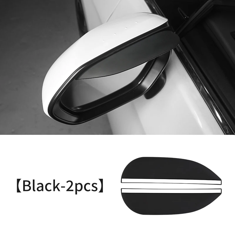 2PCS Car Rearview Mirror Rain Shield Stickers Rain Eyebrow For Toyota Corolla Yaris Camry Prius RAV4 CHR Hilux Aygo Accessories