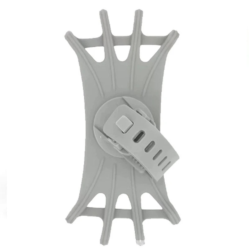 360 Rotatable Mobile Phone Bicycle Motorcycle Holder Bike Safe Bracket Silicone Support Silicone Pull Type For All Phone Stand