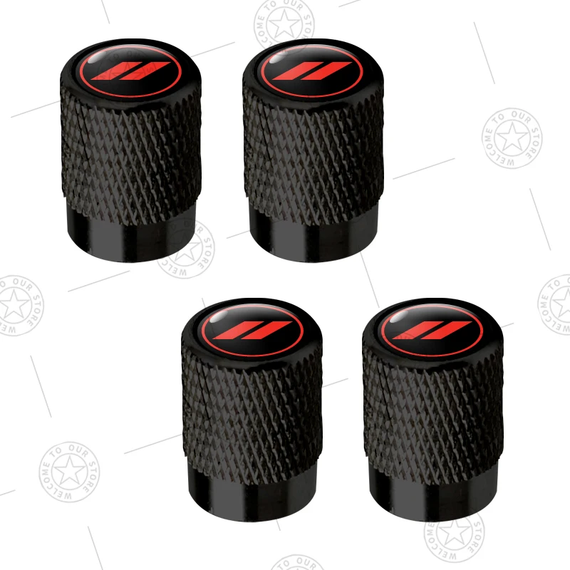 4pcs // Logo Car Wheel Tire Valve Caps Air Stem Aluminum Accessories For Dodge Caliber Viper Magnum Chevrolet Challenger Journey