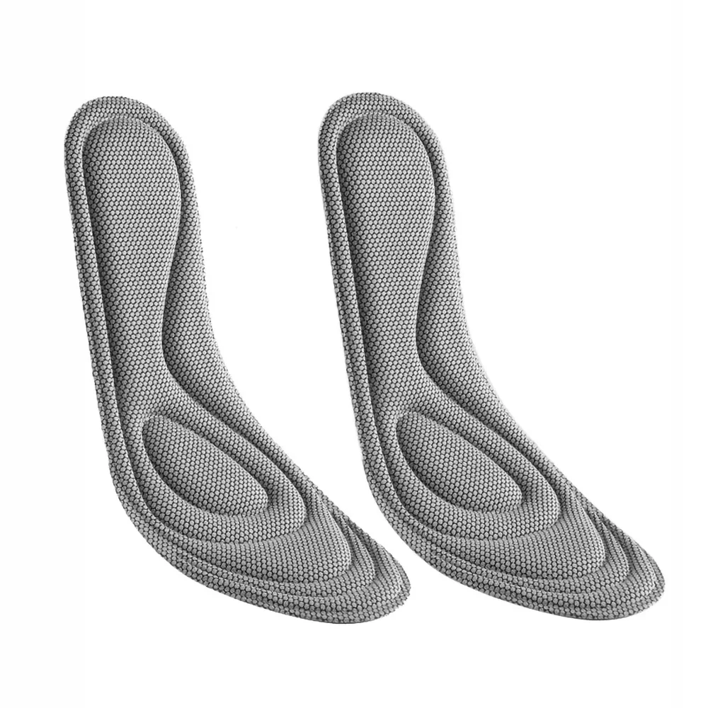 4pcs Memory Foam Orthopedic Insoles for Shoes Men Women Nano Antibacterial Deodorization Insole Sweat Absorption Running Cushion