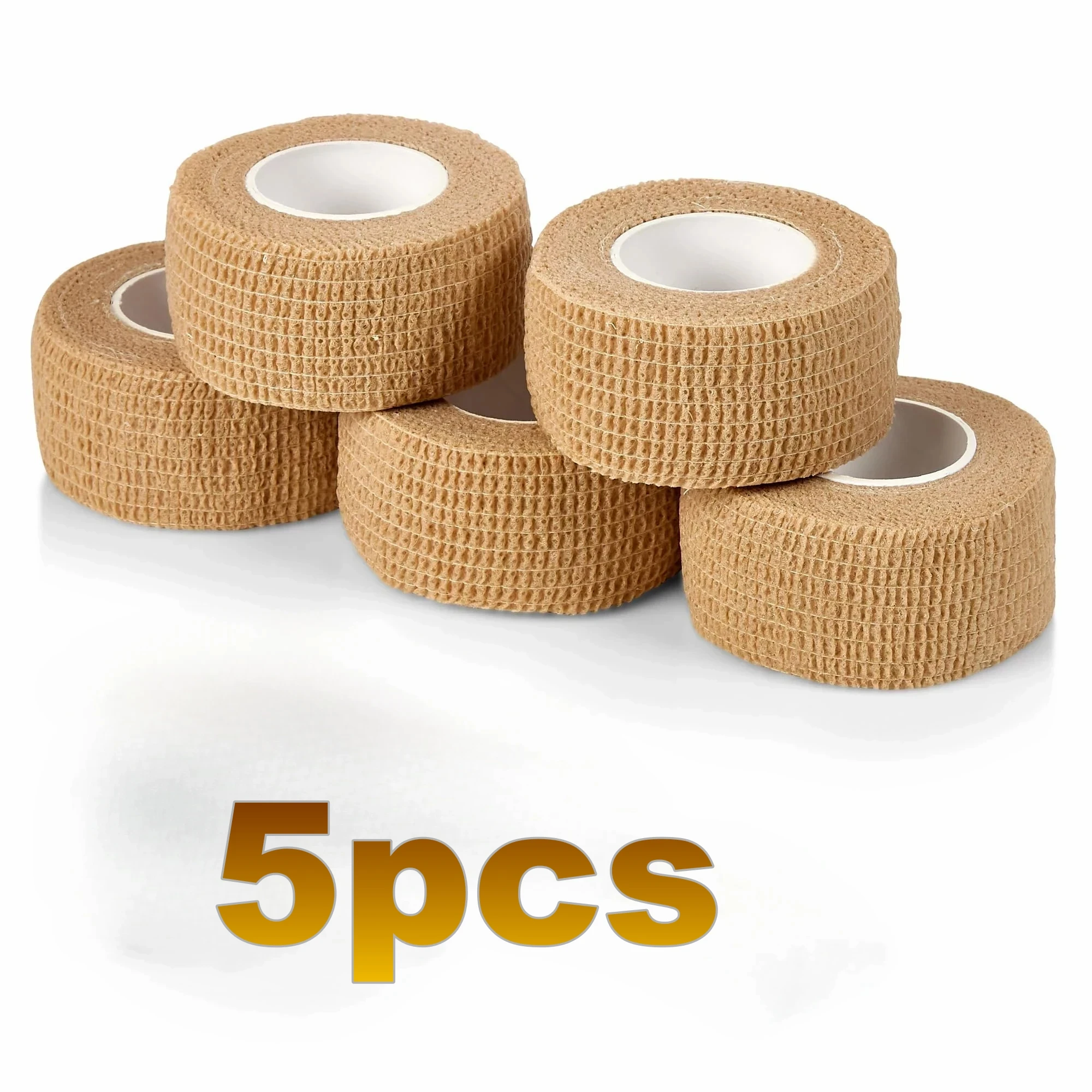 5 Rolls of Self-Adhesive Toe Protectors——Elastic Fabric, Prevents Friction from High Heels and Shoes, Breathable and Portable, Suitable for Outdoor, Sports, Travel, Office, and Home Use