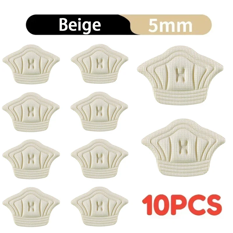 5Pairs Insoles For Shoes Patch Heel Pads For Sport Shoes Adjustable Size Feet Pad Insole Heel Protector Back Sticker Shoe Pad