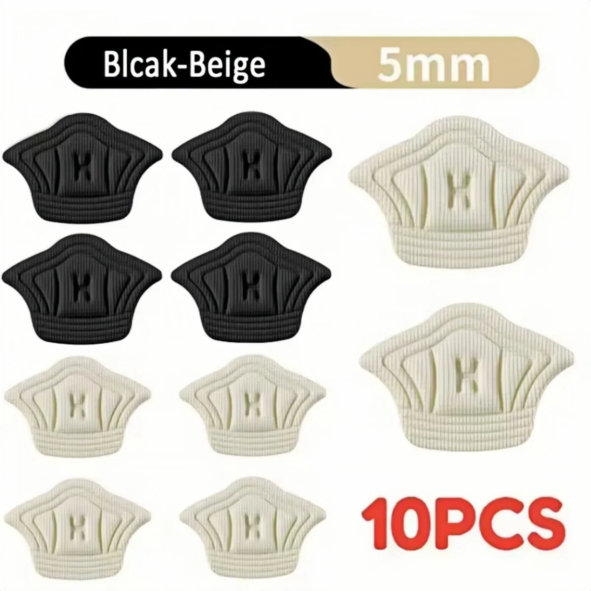 5Pairs Insoles For Shoes Patch Heel Pads For Sport Shoes Adjustable Size Feet Pad Insole Heel Protector Back Sticker Shoe Pad