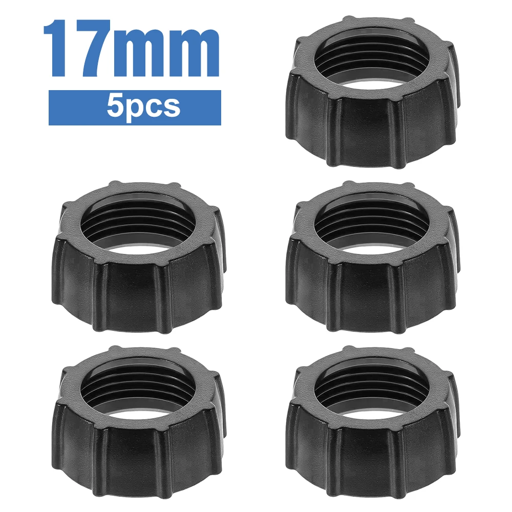 5pcs/lot Bracket Nut for 17MM Ball Head Car Mobile Phone Stand Screw Nut Fixing Clip Ring Locking Holder Car Bracket Accessories