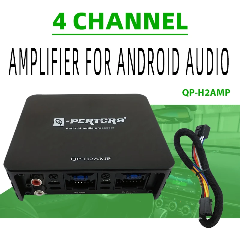 Android System Large Screen Special Amplifier Car Audio Lossless Upgrade 4-way DSP-intelligent Digital Audio Processor