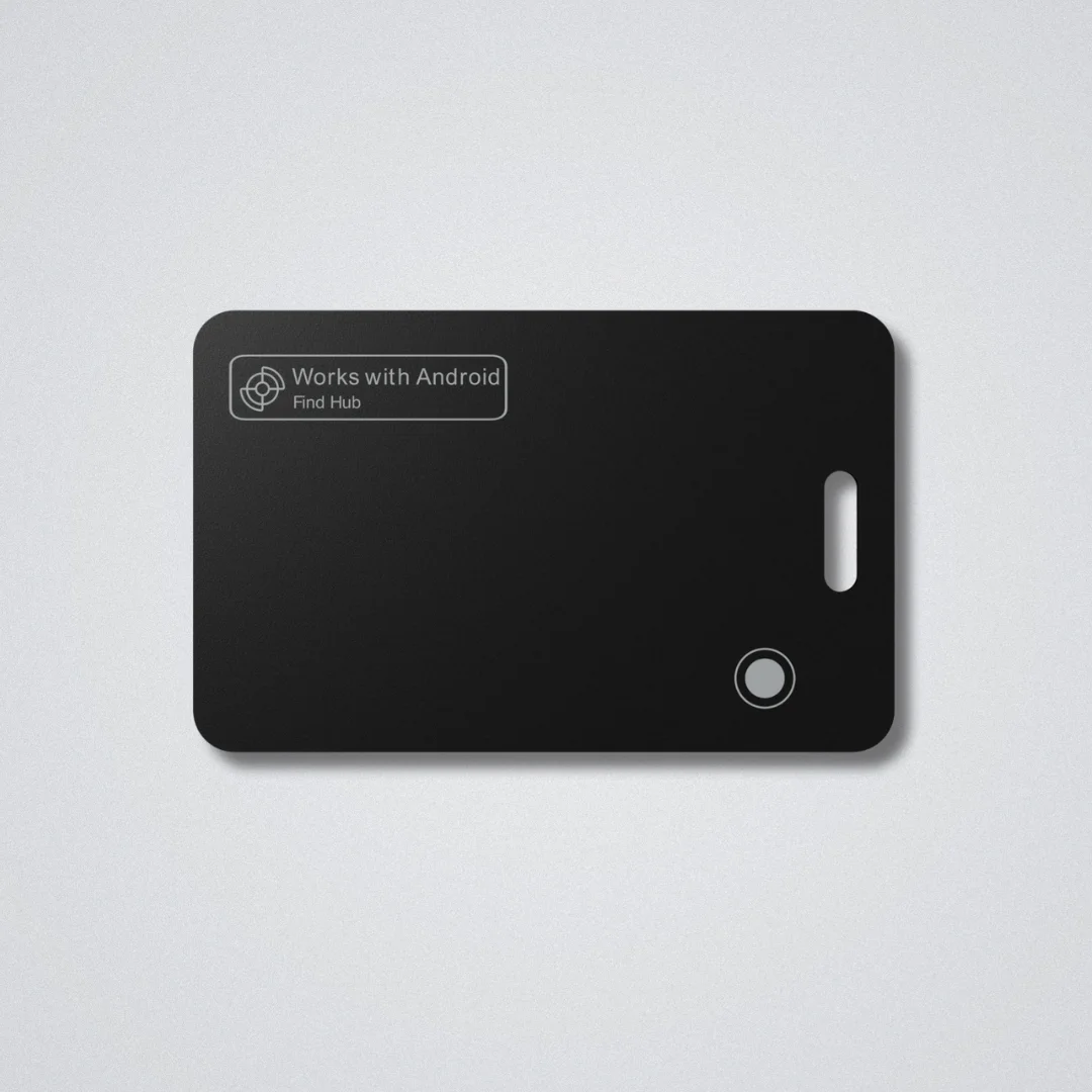 Android Wireless Charging Tracking Location Wallet Tracker Card - Waterproof GPS Locator Compatible with Google Find My App