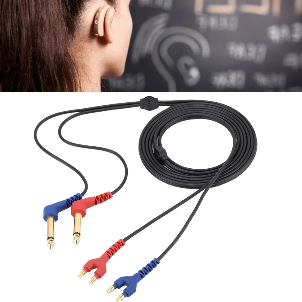 Audiometer Headset Cable Wire for Headphone Air Conduction Audiometer Hearing Tester