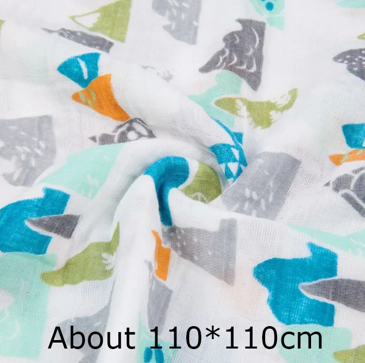 Baby Blanket Newborn Muslin 100% Cotton Baby Blanket Swaddle Wrap Receiving Blanket Bath Towel 120x120cm Bedding Muslin Swaddle