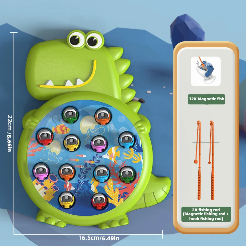 Baby Magnetic Fishing Toys, Educational Toys, Children's First Birthday Gifts, Boys' and Girls' Intelligence Development Parent-