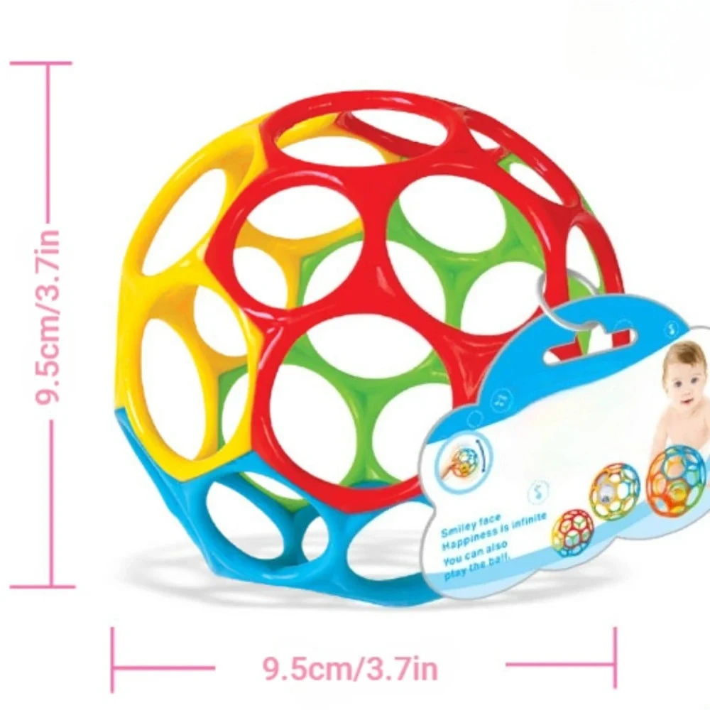 Baby Sensory Balls Baby Intelligence Develop Wave Ball Hand Bell Bite Catch Toys for Children Infant Sensory Development Toy