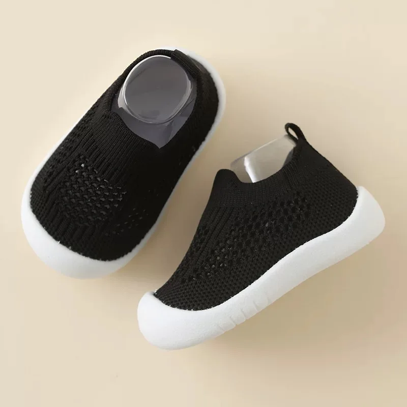 Baby Spring/Summer Soft Sole Socks Shoes Mesh Unisex Baby Anti Slip Floor Socks Children's 0-3T Lightweight Soft Walking Shoes