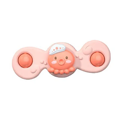 Baby Sucker Spinning Toys Children Bath Montessori Education Rotating 3 Years Bathroom Toys for Toddler Infant Toys for Baby