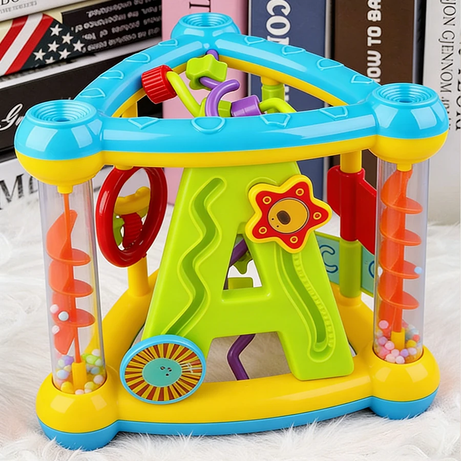 Baby Tripod for Fine Motor Skills, Color Recognition, Flipping, Early Childhood Education, and Brain-Training Toys