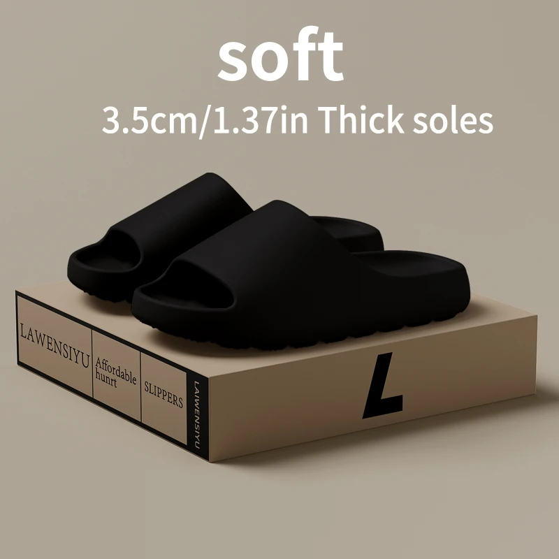 Big Size 47 48 49 Men's Casual Shoes Men and Women EVA Soft-soled Lightweight Home Slippers High-quality Exclusive Brand Slides