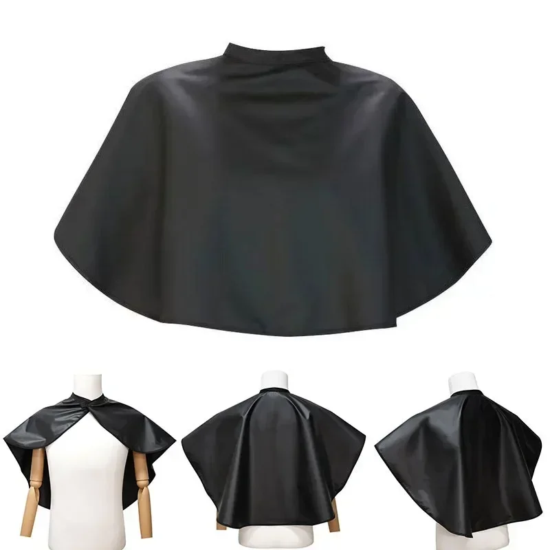 Black Hairdressing Cape Professional Hair- Salon Barber Cloth Wrap Protect Gown Apron Waterproof Cutting Gown Hair Cloth Wrap