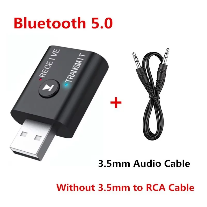 Bluetooth Audio Adapter Bluetooth USB Receiving Transmitter 2 in 1 Audio Transmitter Receiver