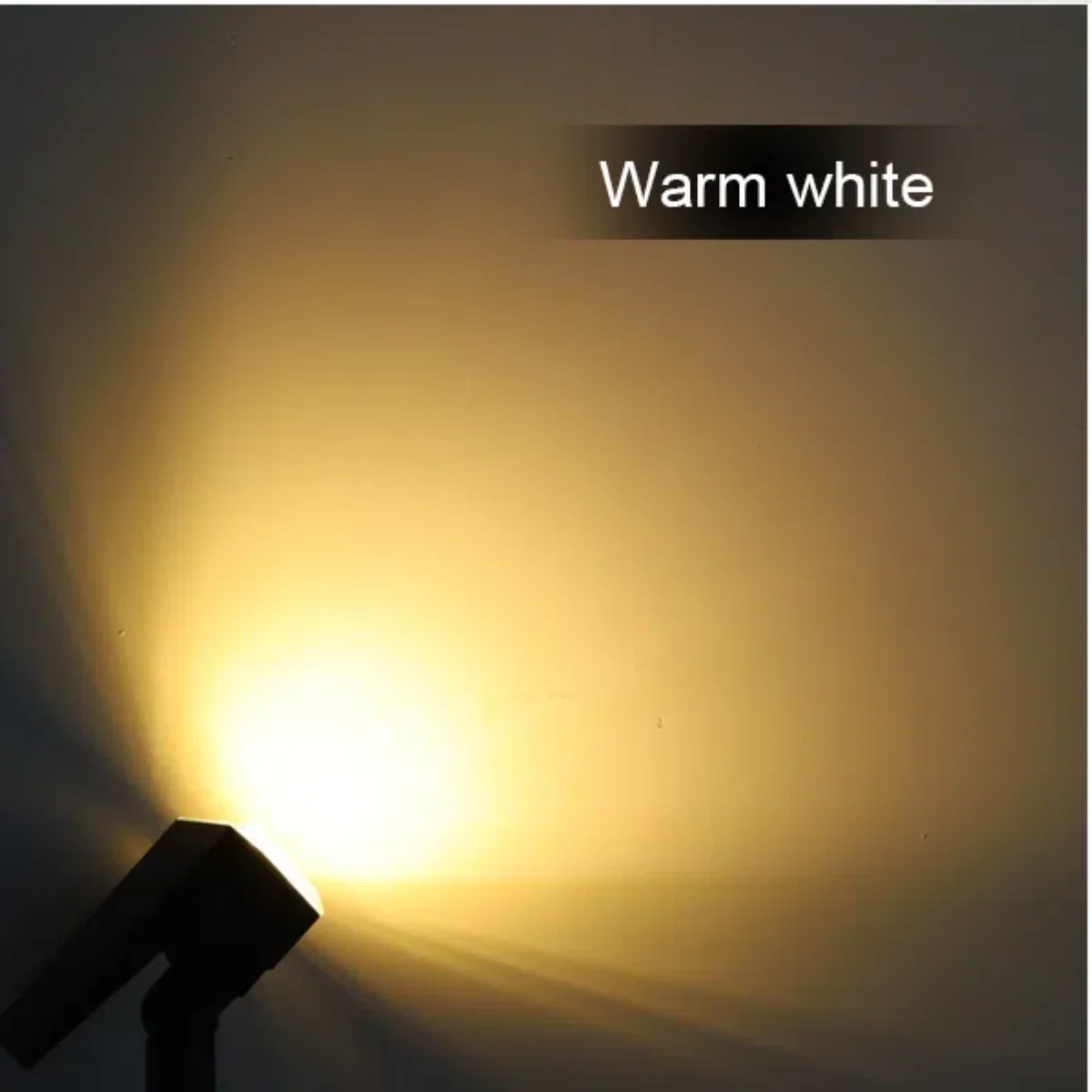 Built-in Large Capacity Battery 1200mAh LED Solar Floodlight Waterproof Spotlight Lamp Long Working Time For Garden Lawn Pathway