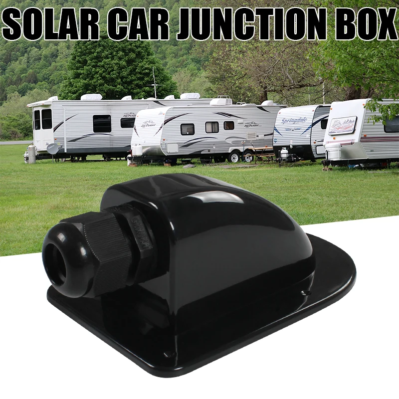 Camper Accessories Caravan Solar Car Junction Box Roof Wire Entry Solar Cable Motorhome Junction Box RV Caravan Accessories