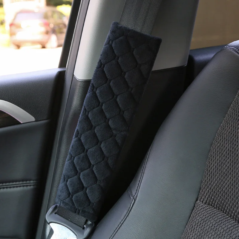 Car  Adjustable Seat Belt Shoulder Cover Four Seasons General Soft Velvet Anti-Pinch And Anti-Wear Shoulder Protector Protective