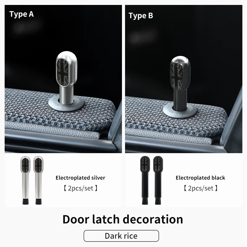 Car Door Pin Decorative For BMW Mini Cooper S F56 F55 F54 F60 R56 R60 F65 U25 Clubman Countryman Metal Car Interior Accessories