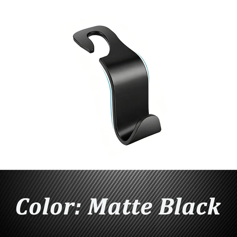 Car Headrest Hooks Hanger for Bags Seat Back Organizer Holder Clips Auto Fastener Hooks Car Storage Interior Accessories