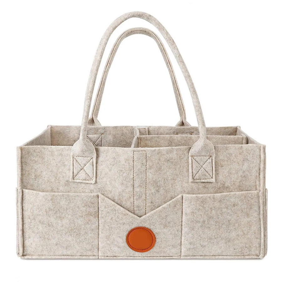 Children's Felt Diaper Storage Bag Baby Miscellaneous Toys Diapers Large Capacity Felt Diaper Bag