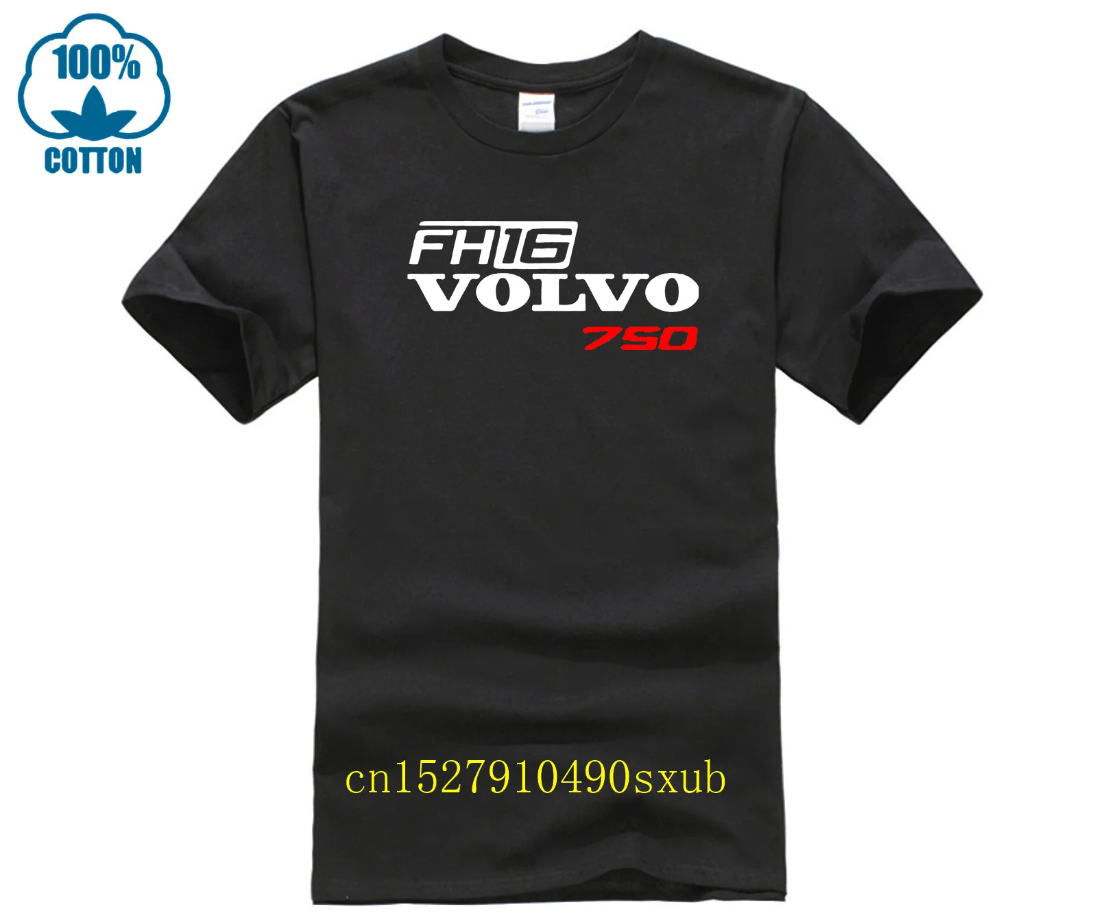 Cotton fashion 2025 trend T-shirt Vol vo F h 16 Trucker Man Truck T Shirts Men's Tall T-Shirt