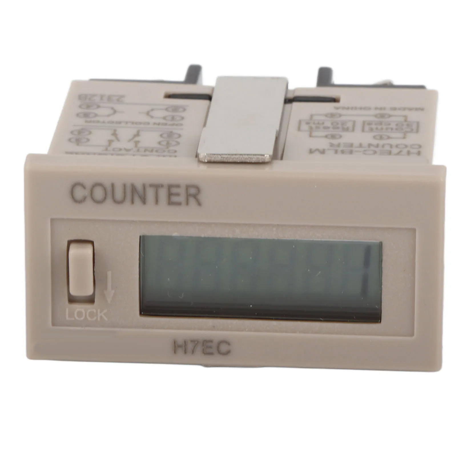 Digital Electronic Counter H7EC BLM Digital Electrical Counter Totalizer Without Voltage Input with 6‑Digit LCD Display