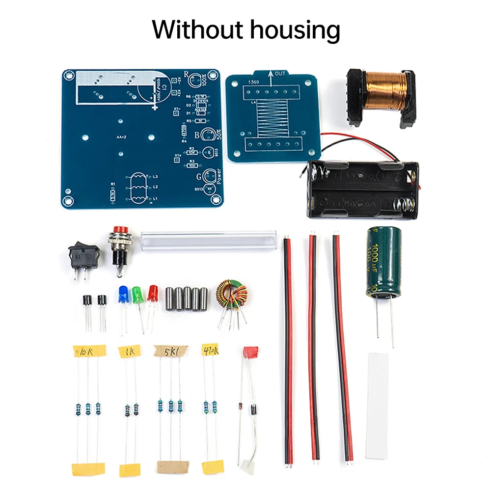 Electromagnetic Gun DIY Electronic Kit Long-Range Projectile High-Voltage Coil Booster Circuit Board Production Welding Electron