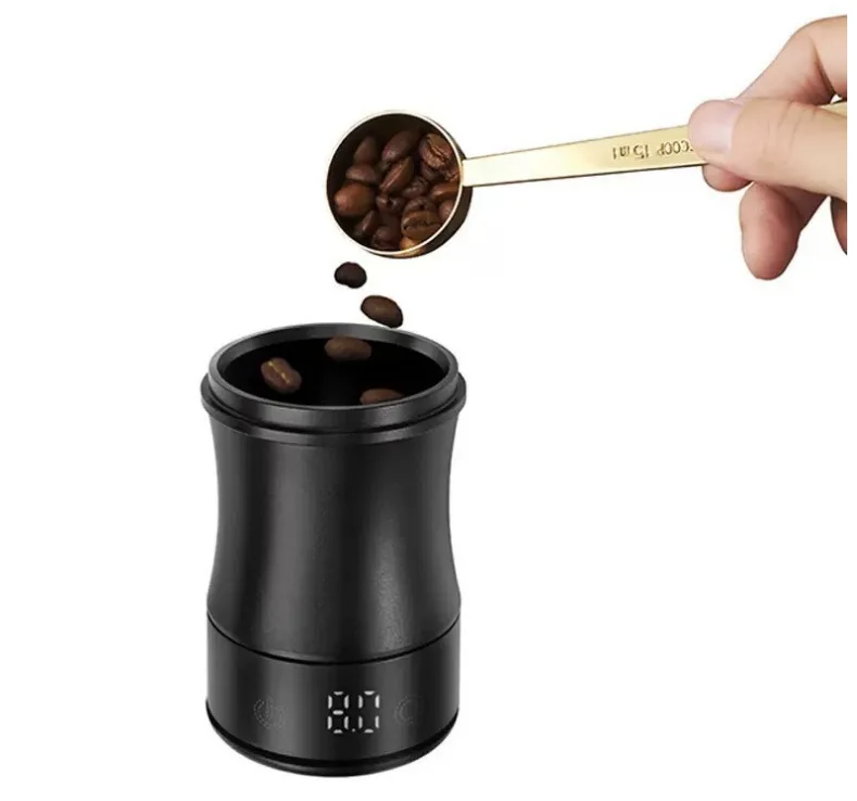 Electronic Coffee Scale Digital Coffee Bean Dosing Cup with LED Display USB High Precision Espresso Measurer Cups Easy Cleaning