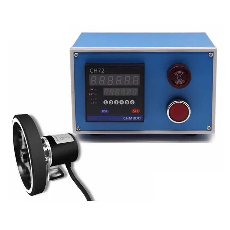 Electronic Digital Display Length Counter Meter Length Measurement Roller Length Measurement Tool with Encoder and Alarm New