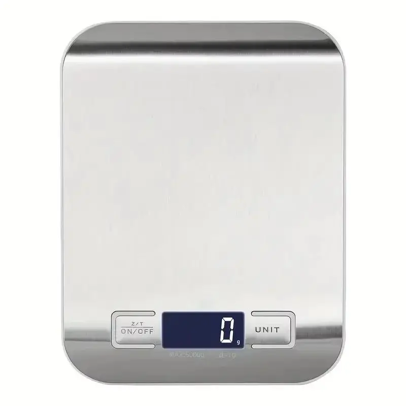 Electronic Digital Kitchen Scale  LED Display 10kg 5kg/1g Stainless Steel Panel Scales Home Jewelry Food Snacks Weighing Tools