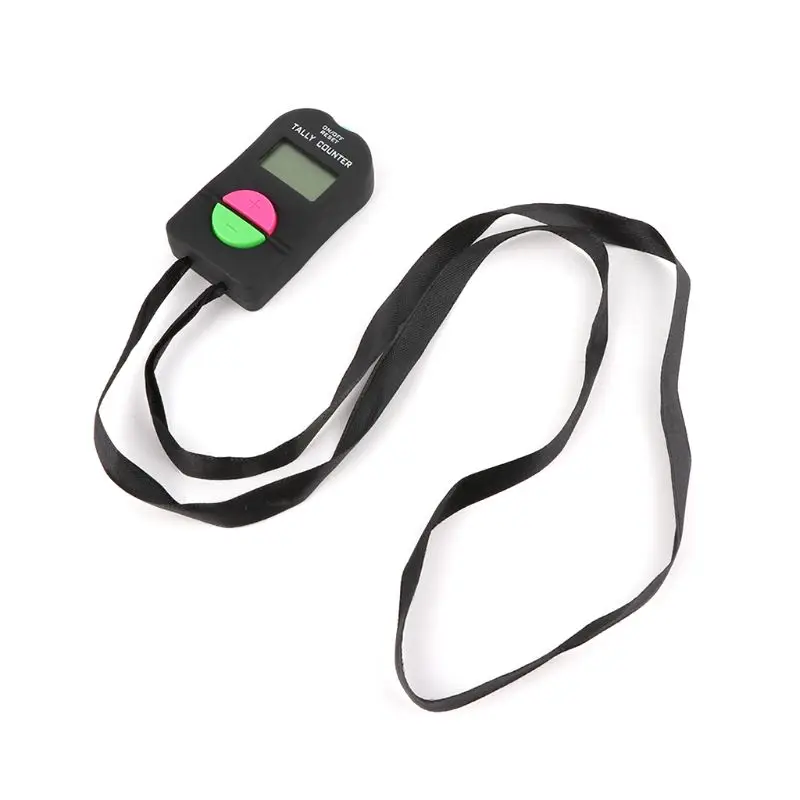 Electronic Hand Clicker Counter 0-9999 Digital Tally Counter LCD Display Compact 94PD