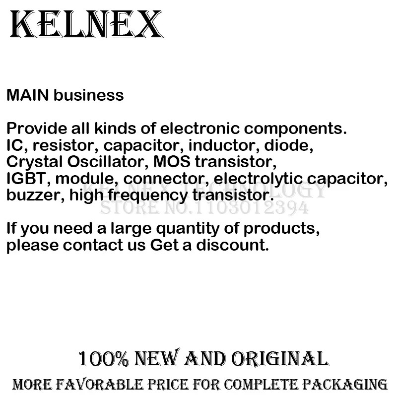 Electronic materials with IC resistor capacitor, diode LED Switch
