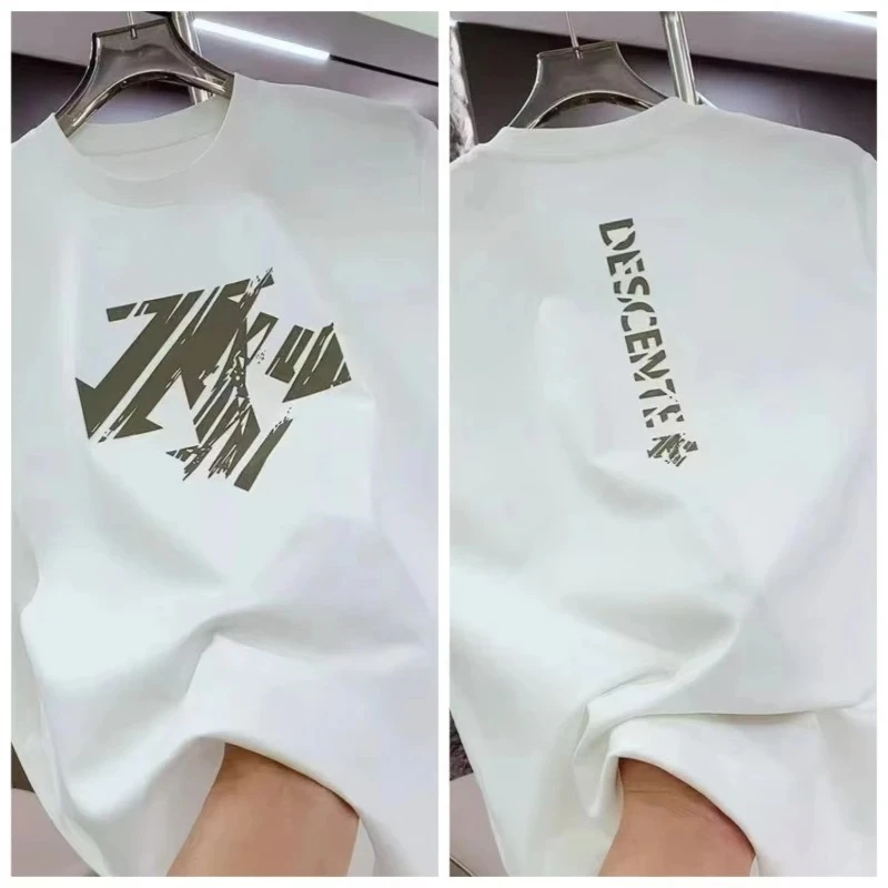 Fashion Brand Print Man T-shirt 2026 Summer Men Tops T Shirt Women Cotton Hip Hop Casual Streetwear Tees Short Sleeve Clothing