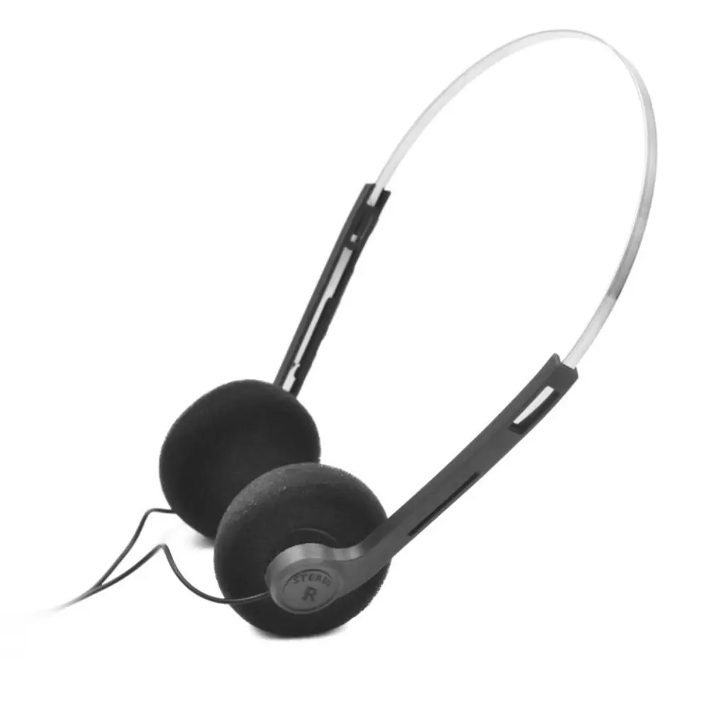 Fashion Classic Vintage-80's Headphones Sports Portable Wired Walkman ABS Adjustable Wired Small Headphones MP3