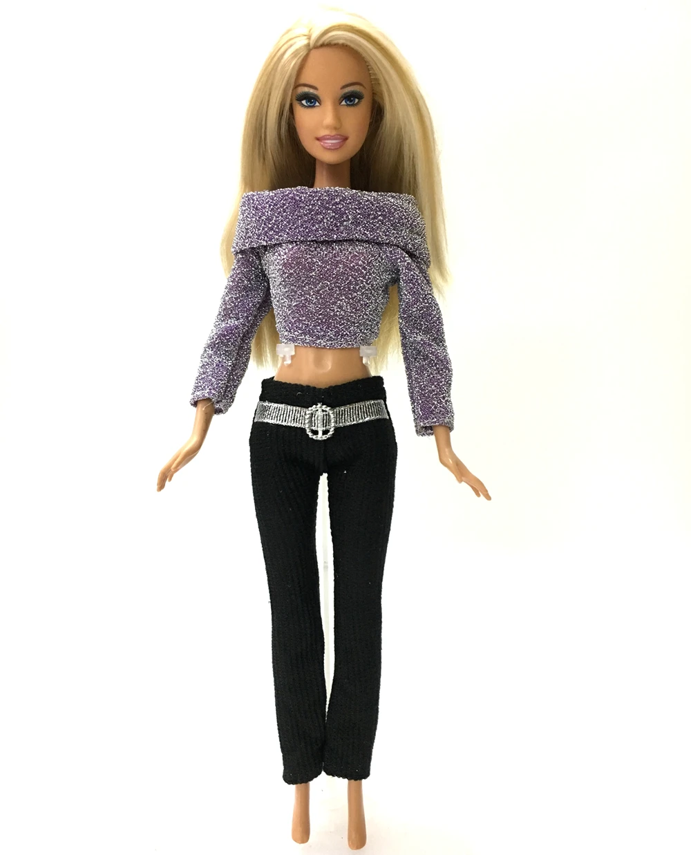 Fashion Doll Outfits Winter Long Coat Hat Handbag Boots Fashion Doll Clothes Accessories Dress Up Costume For 11.5 Inch Dolls JJ