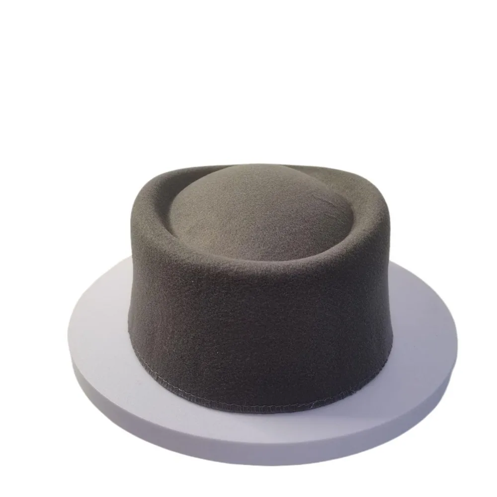 Fashion Formal Top Hat Imitation Wool Elegant Stage Performance Hat Charming Versatile Fedoras Hats Travel Outdoor