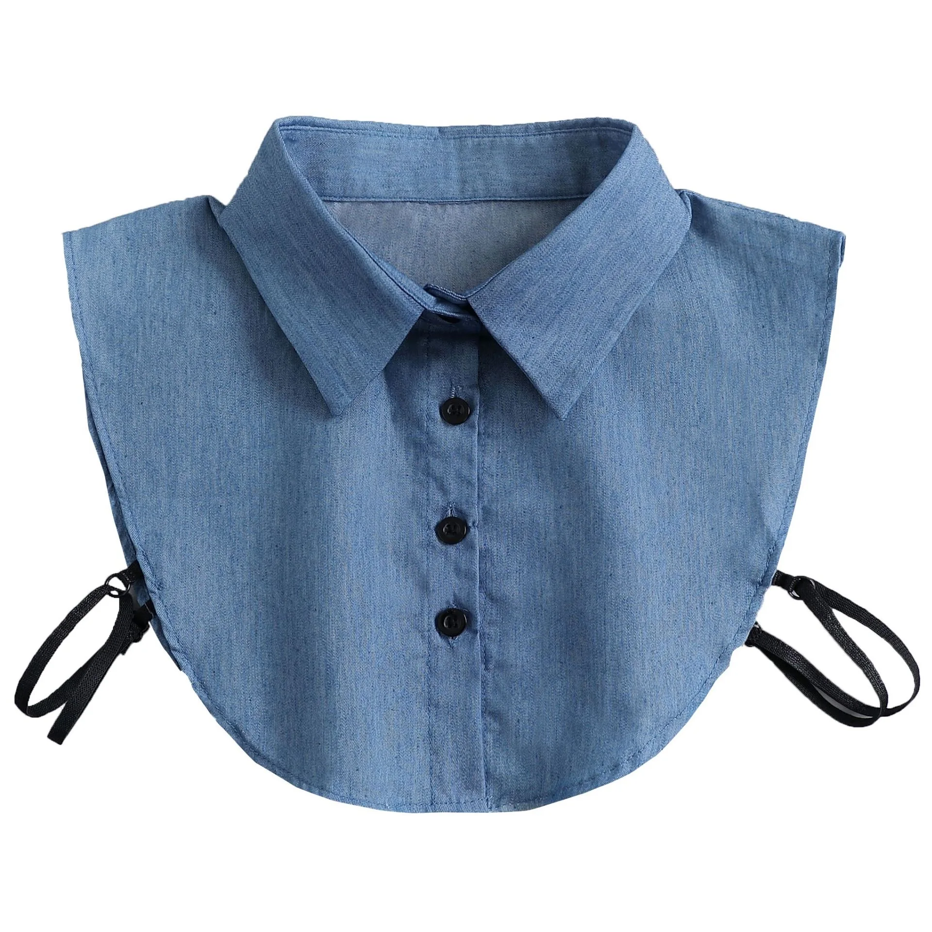 Fashion Half Shirt Style Fake Collar for Women Stand Detachable Collar Fake Girls Vintage Lace Ladies False Blouse Collar Decor
