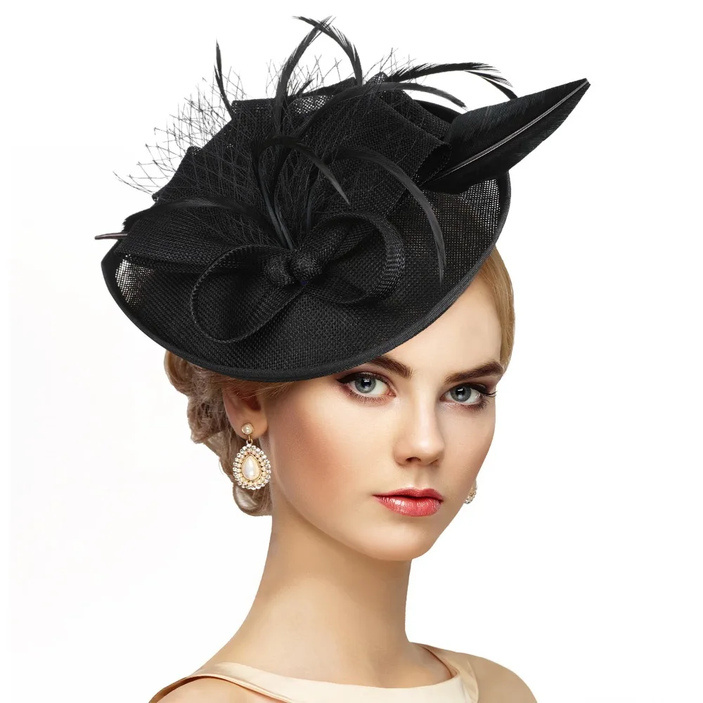 Fashion Headpiece 3D Flower Fascinators Hat Large Flower Formal Tea Party Hats Large Flower Headband Large Flower