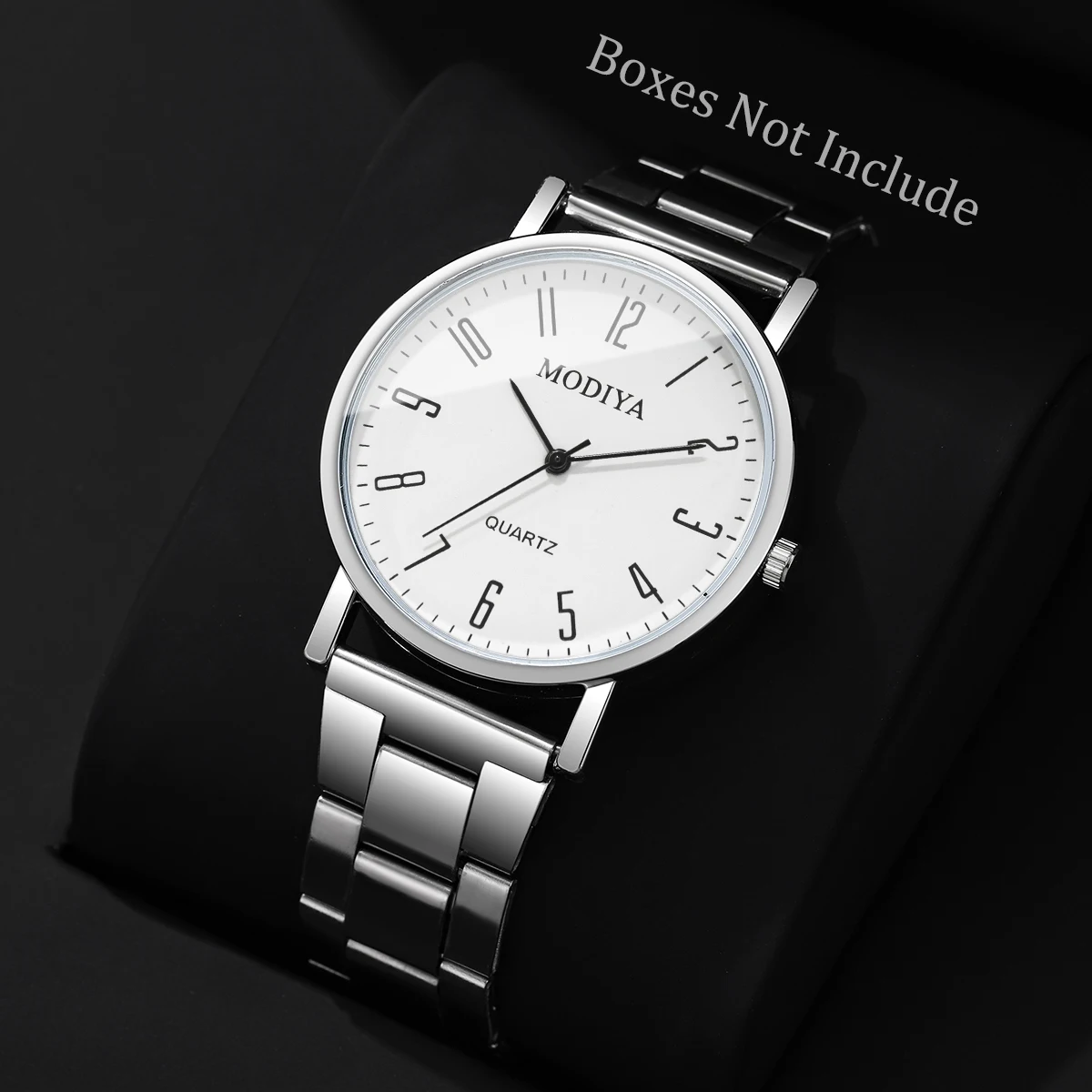 Fashion Men Business Watches Simple Arabic Dial Analog Quartz Wristwatch Reloj Hombre（Without Box）